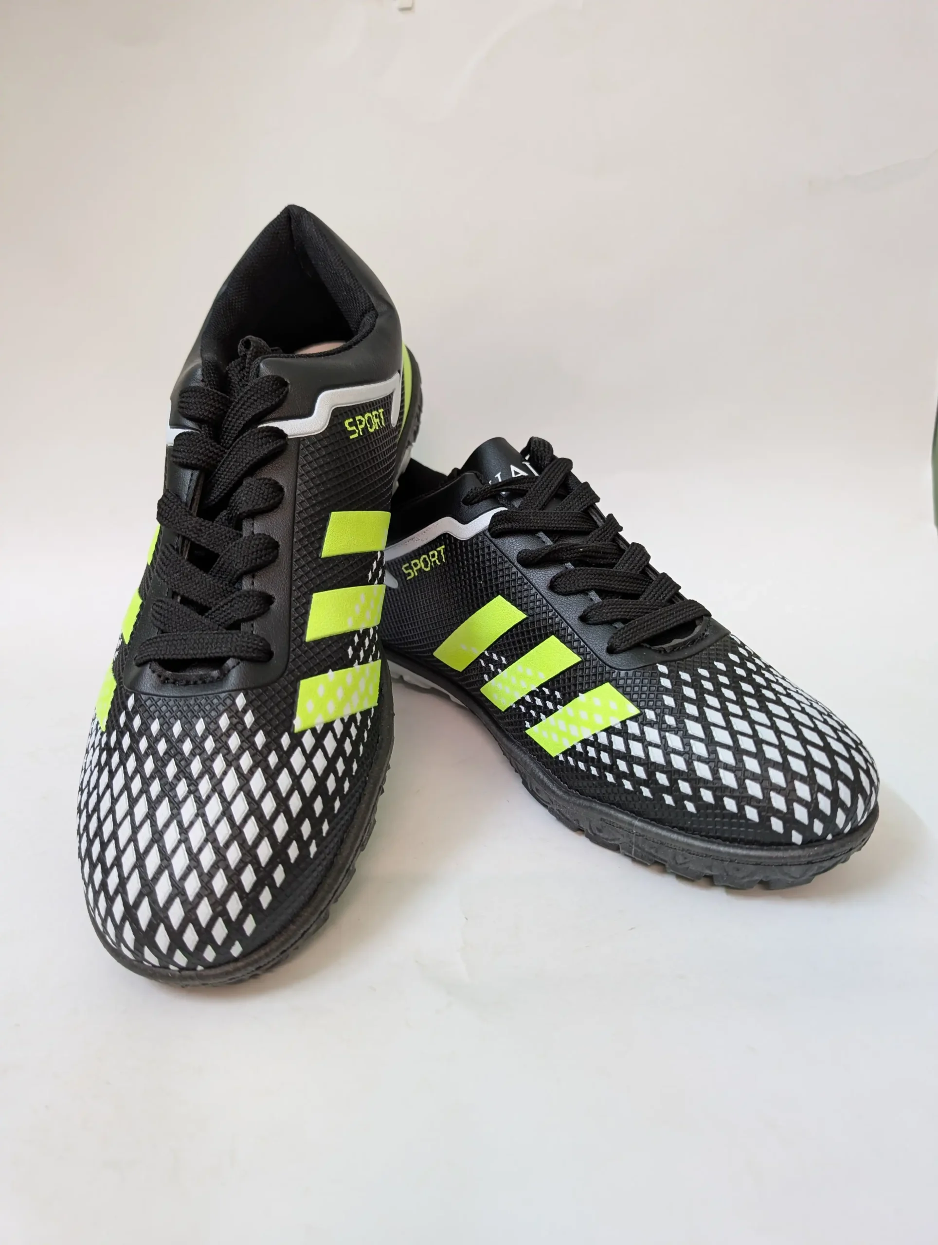 Premium Black & Neon Football Grippers UK 10 / EU 44 - Image 5