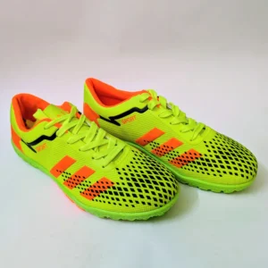 Premium Neon Green & Orange Turf Football Shoes UK 10 / EU 44