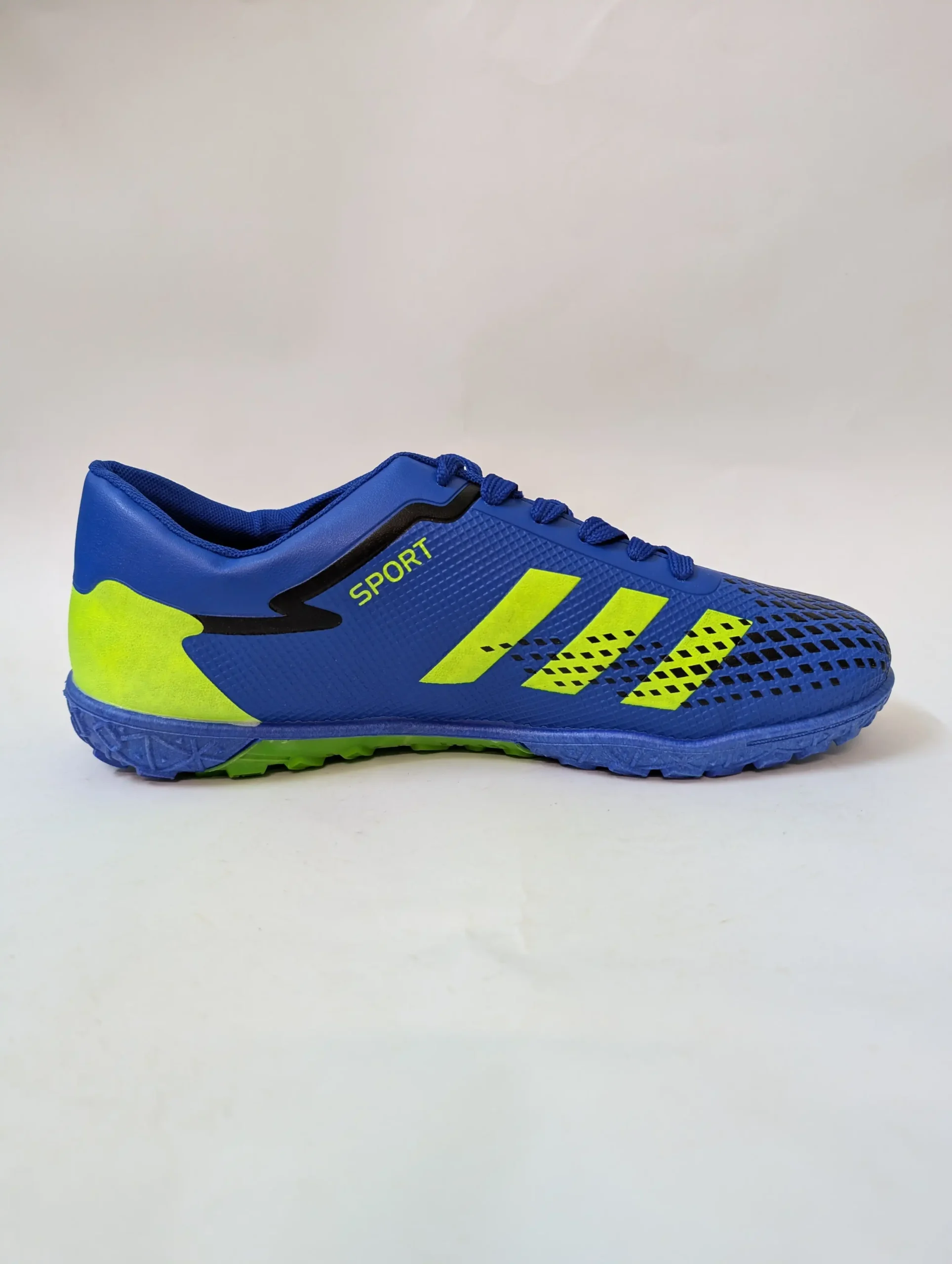 Premium Blue Neon Turf Football Shoes UK 9 / EU 43 - Image 3