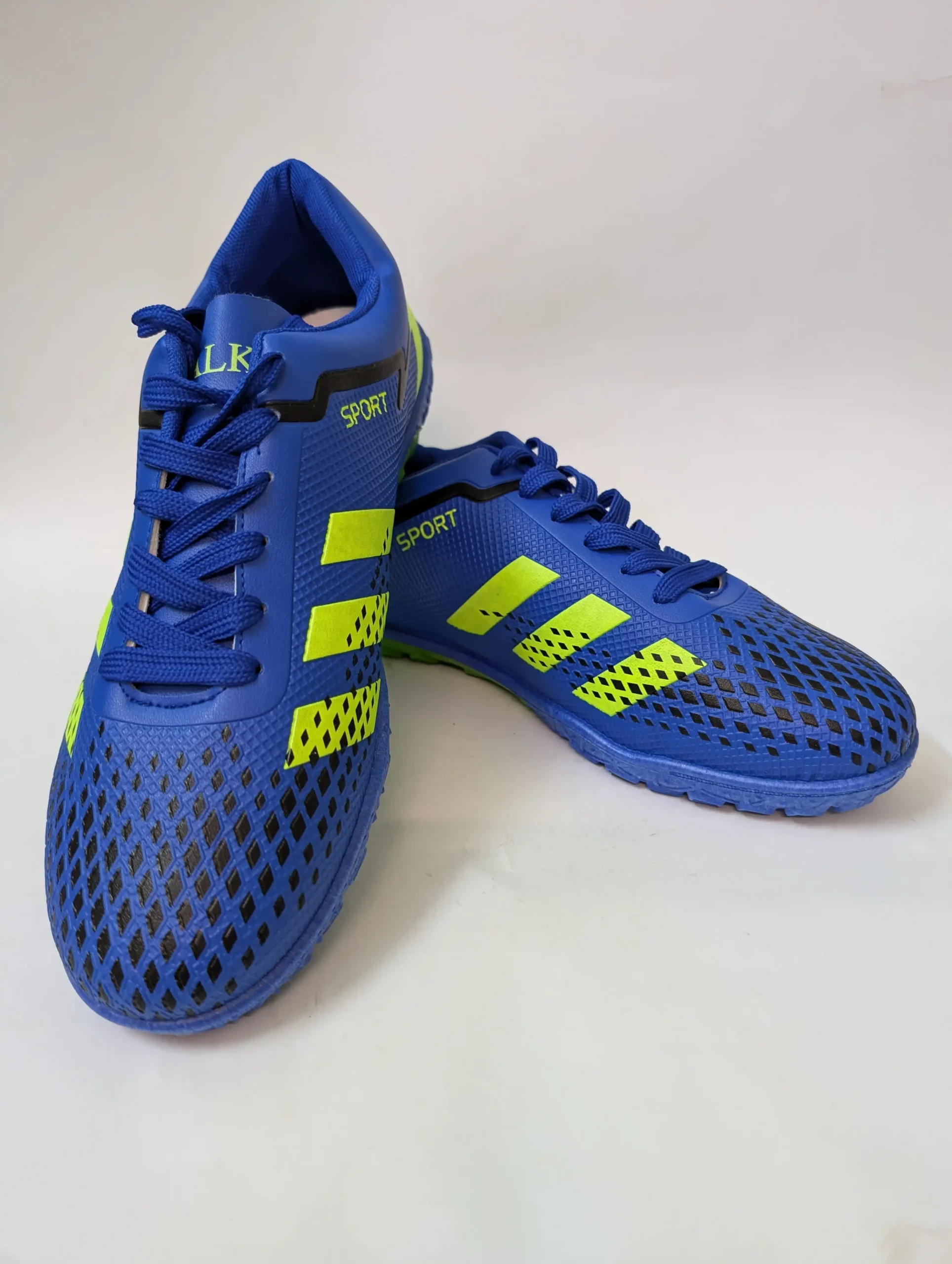 Premium Blue Neon Turf Football Shoes UK 9 / EU 43 - Image 5