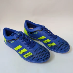 Premium Blue Neon Turf Football Shoes UK 10 / EU 44