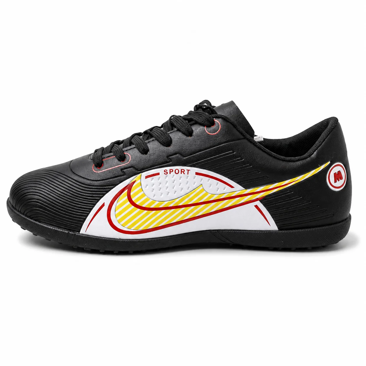 Black & White Turf Football Shoes - Size 42 - Image 2
