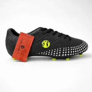 Imported Sky Wing Black & Neon Yellow Football Cleats – Size 40