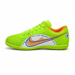 Neon Green & Orange Football Gripper Shoes Size 42