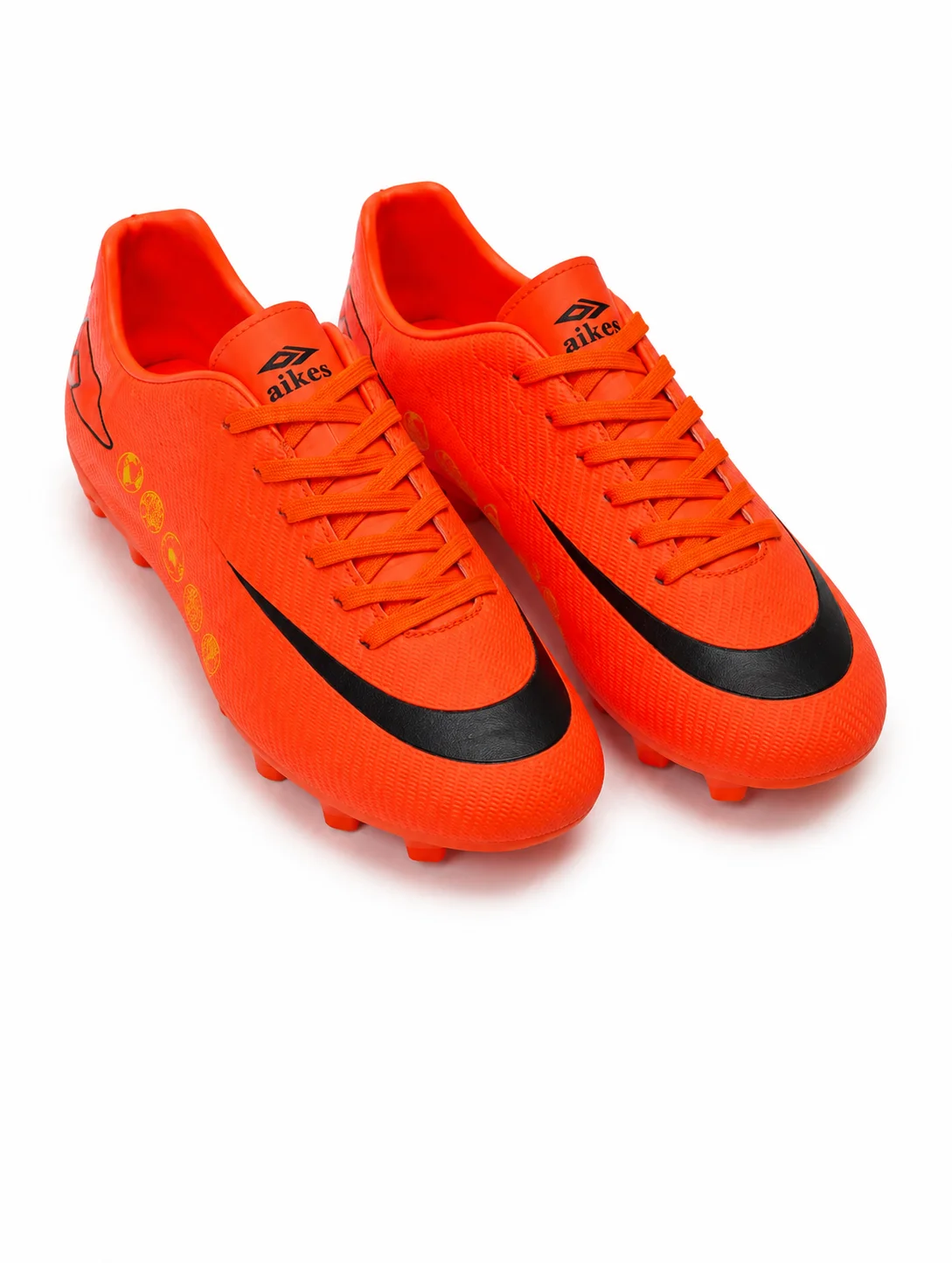 Imported Orange & Black Football Shoes – Size 41 - Image 2
