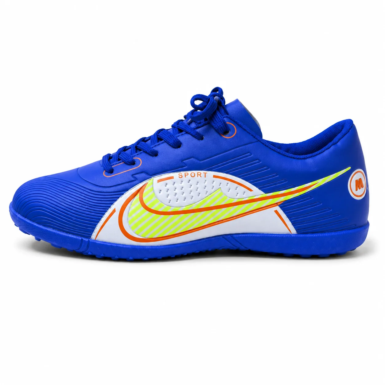 Blue & White Turf Football Boots Size 42